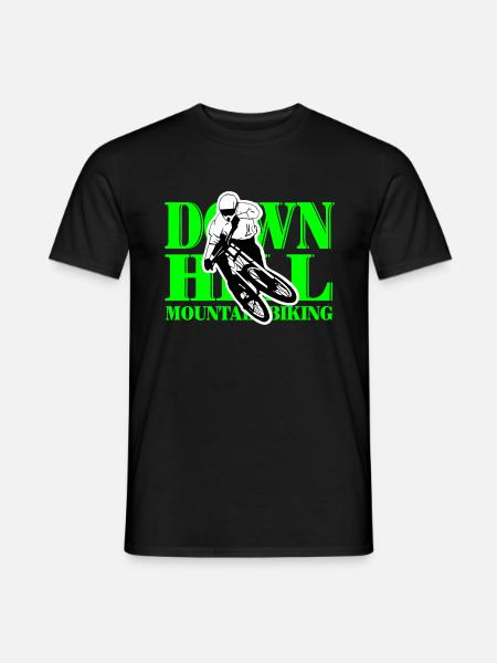 Downhill - Mountainbiking - Men's T-Shirt - black