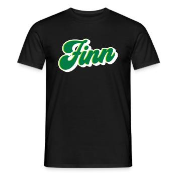 Finn | Couleurs changeantes - T-shirt homme - noir - Devant - AI Model Male 178 light (178cm)