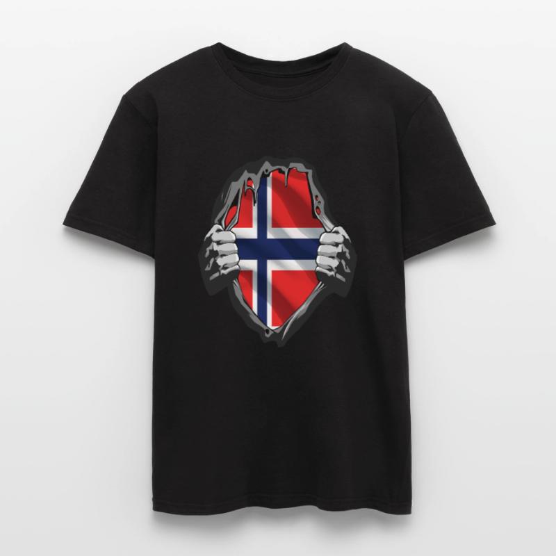 norway cod card cod hunter gift Men's T-Shirt