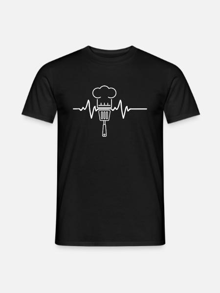 Cuisson Cuisson Heartbeat Cuisson - T-shirt homme - noir
