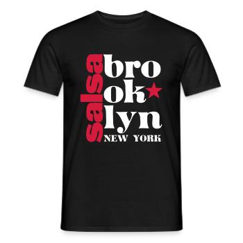 Salsa brooklyn NY - Salsa Dance Shirt - Männer T-Shirt - Schwarz - Vorne - AI Model Male 178 light (178cm)