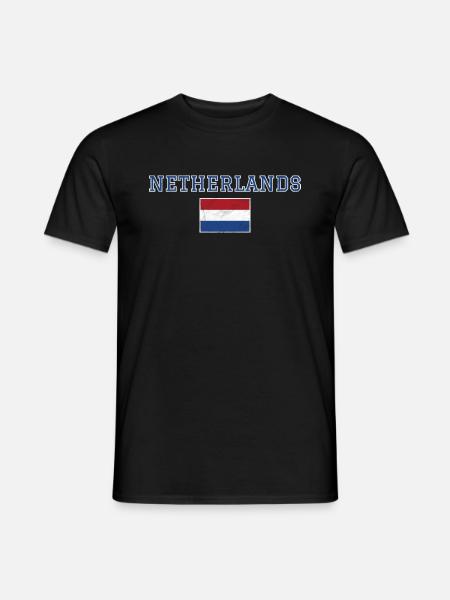 Netherlands - Men's T-Shirt - black