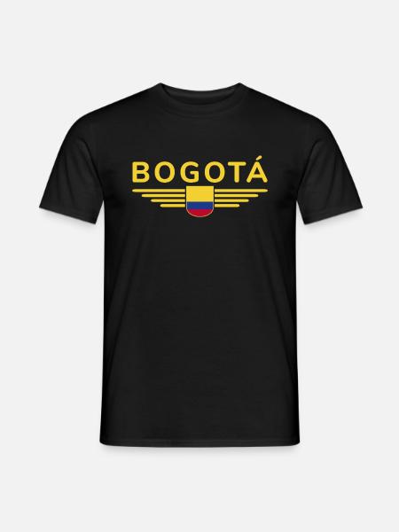 Bogotá Design – City of the Andes - Men's T-Shirt - black