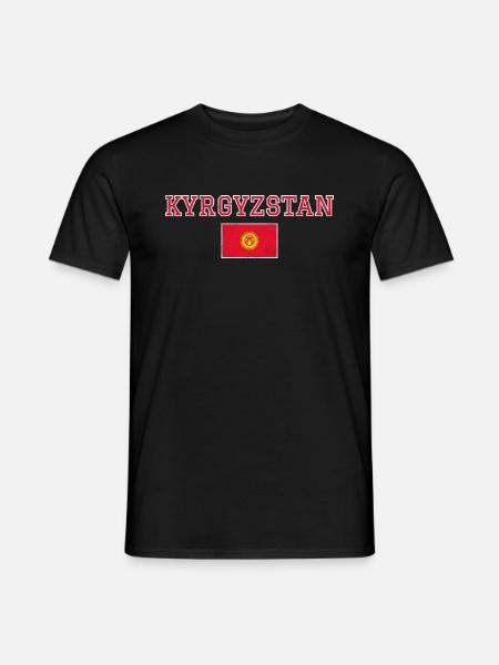 Kirgisistan - Männer T-Shirt - Schwarz