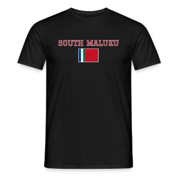 Republik Maluku Selatan - Männer T-Shirt - Schwarz - Vorne - AI Model Male 178 light (178cm)