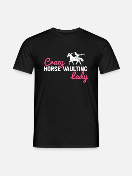 Voltigieren Design und Voltigieren Pferde Designs - Männer T-Shirt - Schwarz