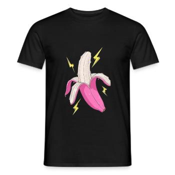 Banane puissante - T-shirt homme - noir - Devant - AI Model Male 178 light (178cm)