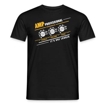 Un plus fort - T-shirt homme - noir - Devant - AI Model Male 178 light (178cm)