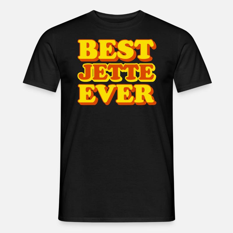 Jette First Name Funny Gift - Men's T-Shirt - black