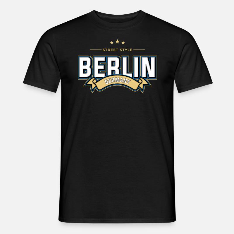 Berlin - Männer T-Shirt - Schwarz