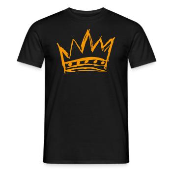 La couronne du style - T-shirt homme - noir - Devant - AI Model Male 178 light (178cm)