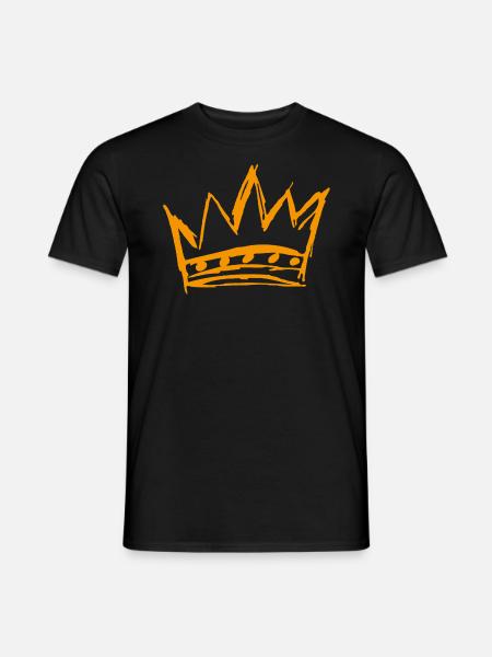 Die Krone des Styles - Männer T-Shirt - Schwarz