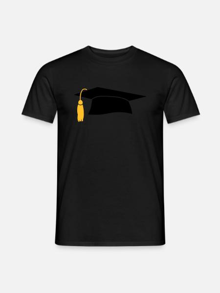 Graduation Cap - Men's T-Shirt - black