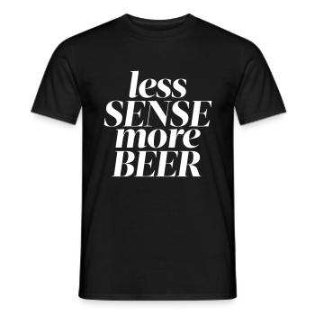 Beer - Männer T-Shirt - Schwarz - Vorne - AI Model Male 178 light (178cm)
