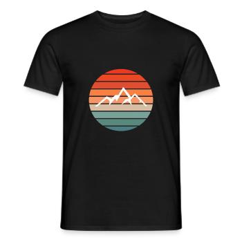 Südtirol Bua Madl Tirol Berge Spruch Geschenk - Männer T-Shirt - Schwarz - Vorne - AI Model Male 178 light (178cm)