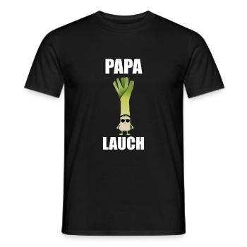 Papa Lauch im Fitnessstudio Sport Gym - Männer T-Shirt - Schwarz - Vorne - AI Model Male 178 light (178cm)