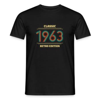 Geschenk zum 58sten Geburtstag CLASSIC - Männer T-Shirt - Schwarz - Vorne - AI Model Male 178 light (178cm)