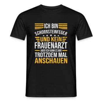 Ich Bin Schornsteinfeger - Männer T-Shirt - Schwarz - Vorne - AI Model Male 178 light (178cm)