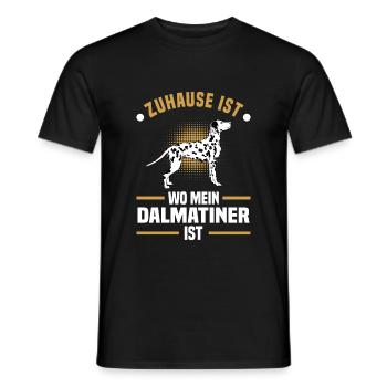 Dalmatiner - Männer T-Shirt - Schwarz - Vorne - AI Model Male 178 light (178cm)