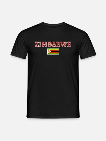 Zimbabwe - T-shirt homme - noir