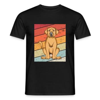 Broholmer - T-shirt homme - noir - Devant - AI Model Male 178 light (178cm)