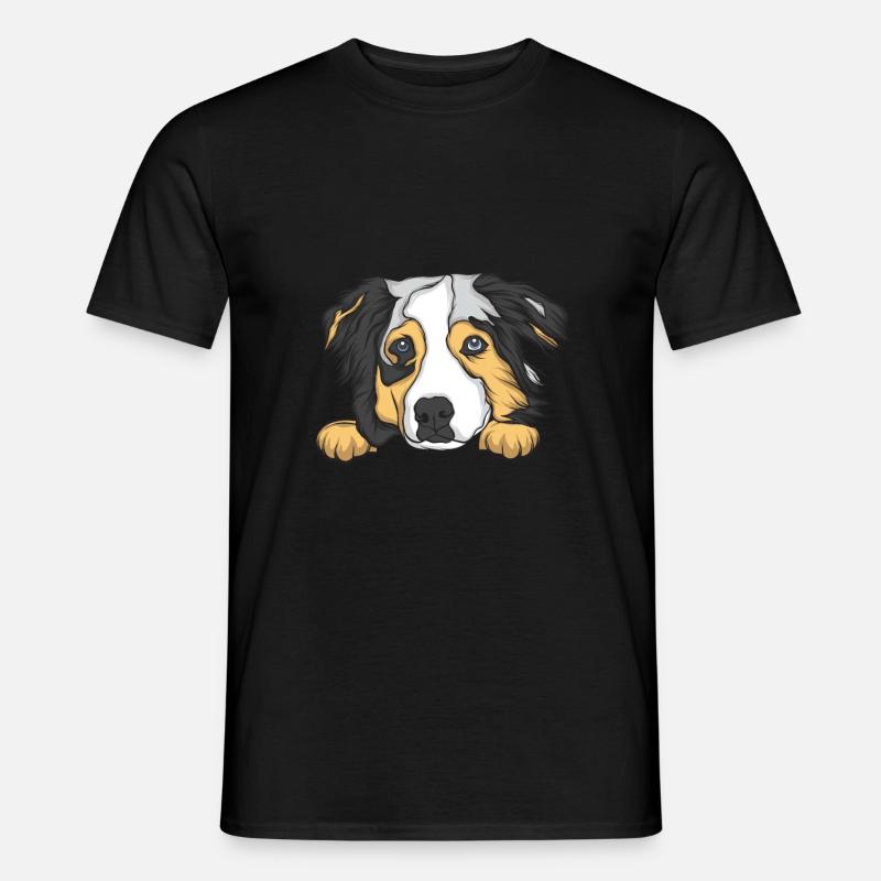 Australian Shepherd - Männer T-Shirt - Schwarz