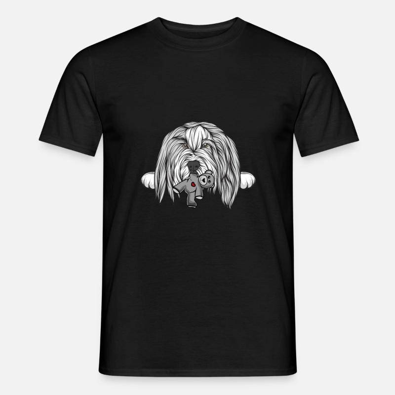 Bearded Collie - Männer T-Shirt - Schwarz