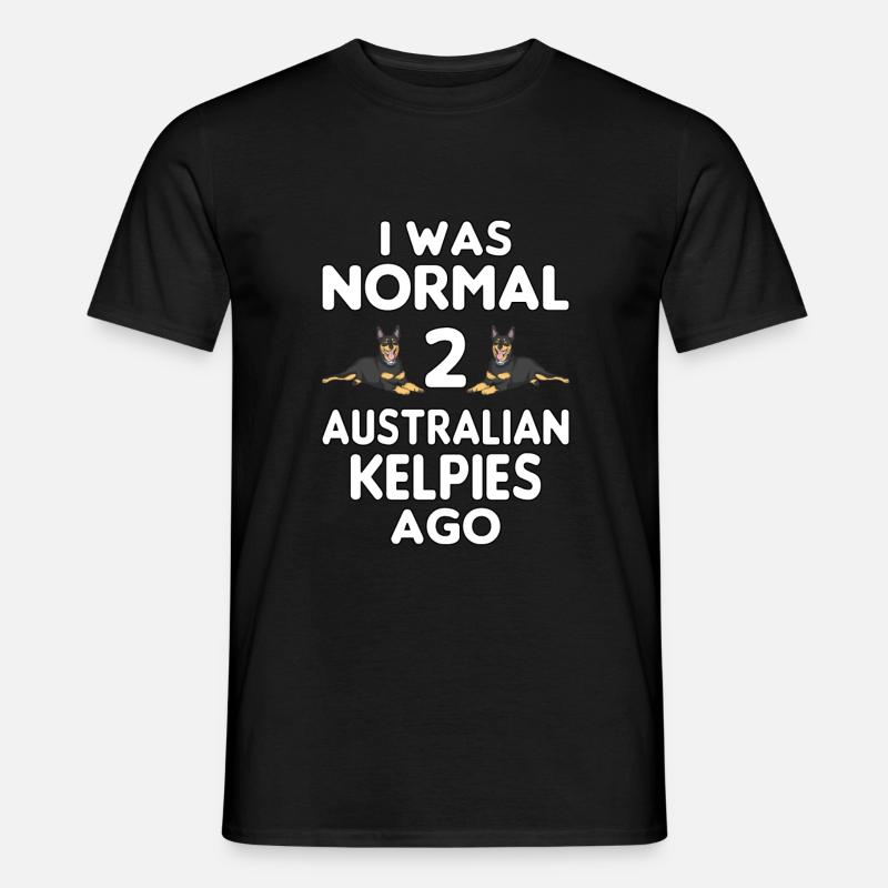 Australian Kelpie Hundebesitzer - Männer T-Shirt - Schwarz