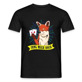 Schafkopf Skat Kartenspiel | Doppelkopf - Männer T-Shirt - Schwarz - Vorne - AI Model Male 178 light (178cm)
