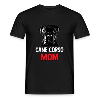 Chien Mama Puppy Maman Cane Corso - T-shirt homme - noir - Devant - AI Model Male 178 light (178cm)