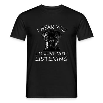 Cane Corso Dog - Men's T-Shirt - black - Front - AI Model Male 178 light (178cm)