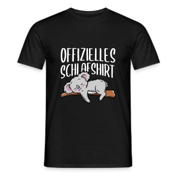 Koala - Männer T-Shirt - Schwarz - Vorne - AI Model Male 178 light (178cm)