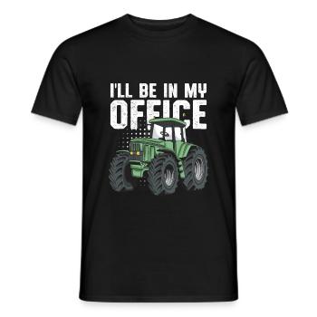 Traktor Landwirt - Männer T-Shirt - Schwarz - Vorne - AI Model Male 178 light (178cm)