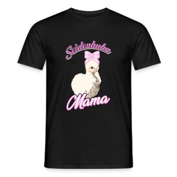 Seidenhühner japanisches Seidenhuhn Hühnerhalter - Männer T-Shirt - Schwarz - Vorne - AI Model Male 178 light (178cm)