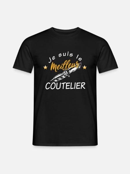Coutelier - T-shirt homme - noir