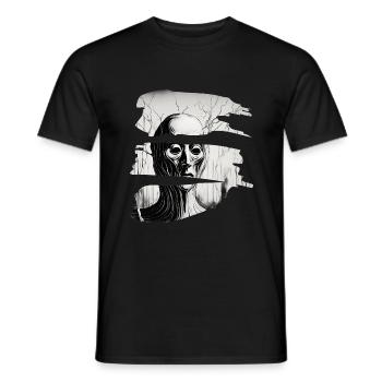 Halloween Ghoul 2 - Men's T-Shirt - black - Front - AI Model Male 178 light (178cm)