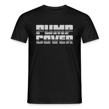 Pump Cover Bodybuilding Weightlifter Gym - Men's T-Shirt - black - Front - AI Model Male 178 light (178cm)