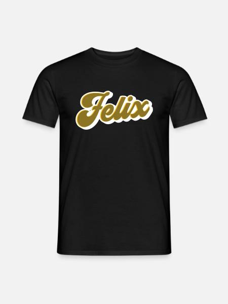 Félix | Couleurs changeantes - T-shirt homme - noir
