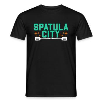 Spatula City Chef Food Professional Baker - T-shirt homme - noir - Devant - AI Model Male 178 light (178cm)