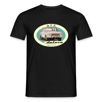 Wartburg 353 Deluxe AWE Design IFA DDR - T-shirt homme - noir - Devant - AI Model Male 178 light (178cm)