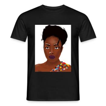 Biutiful culture - Men's T-Shirt - black - Front - AI Model Male 178 light (178cm)