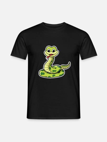 Serpent doux - T-shirt homme - noir