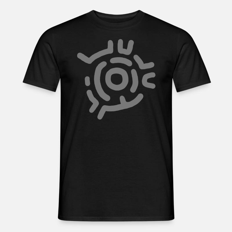 Labyrinth - Dungeon - Symbol - VEKTOR - Männer T-Shirt - Schwarz