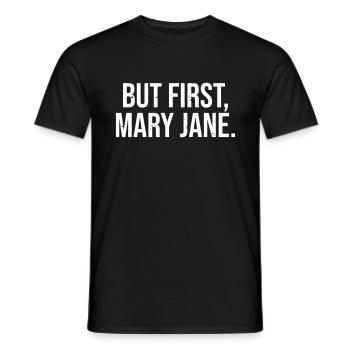 Mais First Mary Jane - T-shirt homme - noir - Devant - AI Model Male 178 light (178cm)