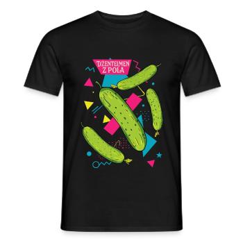 Gentleman from the Field - Men's T-Shirt - black - Front - AI Model Male 178 light (178cm)