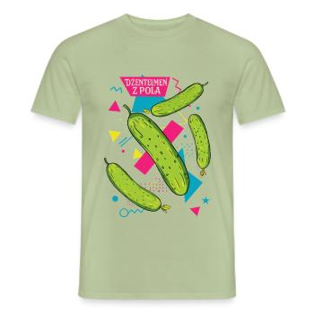 Herr vom Feld - Männer T-Shirt - Sage - Vorne - AI Model Male 178 light (178cm)