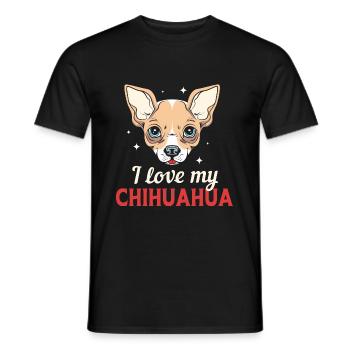 Chihuahua - T-shirt homme - noir - Devant - AI Model Male 178 light (178cm)