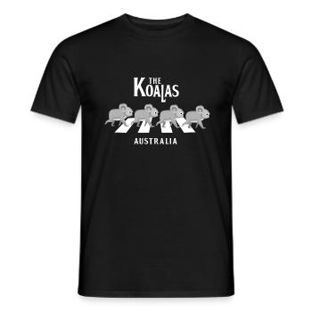the koalas - Männer T-Shirt - Schwarz - Vorne - AI Model Male 178 light (178cm)