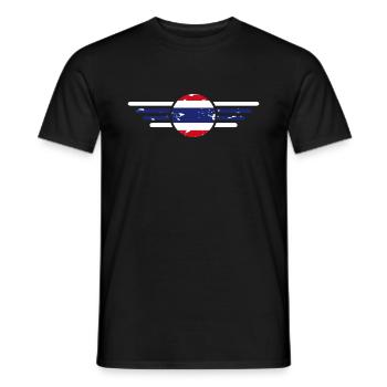 Ich liebe Thailand, Eleganz Stil Design T-Shirt - Männer T-Shirt - Schwarz - Vorne - AI Model Male 178 light (178cm)