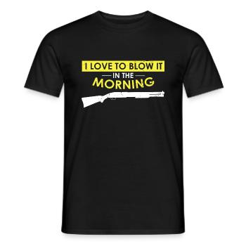 Chasse au canard Chasse au canard Chasseur de canard Chasseur de canard Conception - T-shirt homme - noir - Devant - AI Model Male 178 light (178cm)